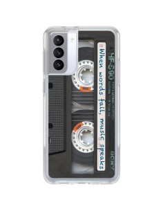 Coque Samsung Galaxy S21 FE Cassette Words K7 - Maximilian San