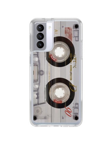 Coque Samsung Galaxy S21 FE Cassette Transparente K7 - Maximilian San