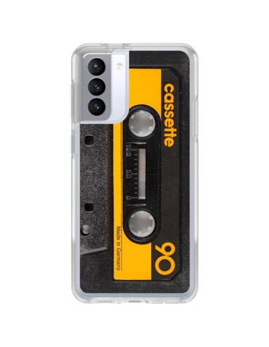 Coque Samsung Galaxy S21 FE Yellow Cassette K7 - Maximilian San