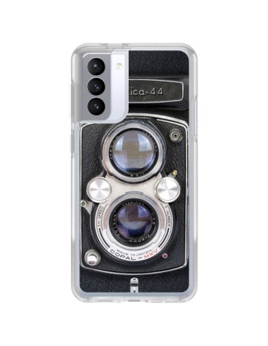 Cover Samsung Galaxy S21 FE Vintage Camera Yashica 44 Fotografia - Maximilian San