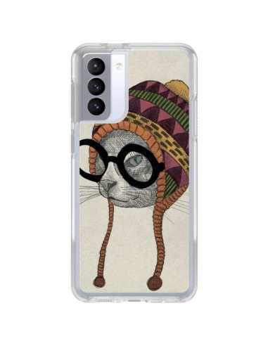 Cover Samsung Galaxy S21 FE Gatto Cappello - Borg