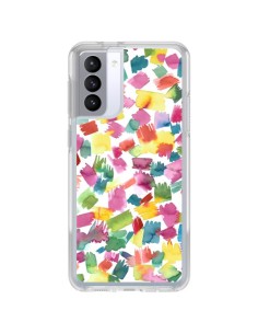Coque Samsung Galaxy S21 FE Abstract Spring Colorful - Ninola Design