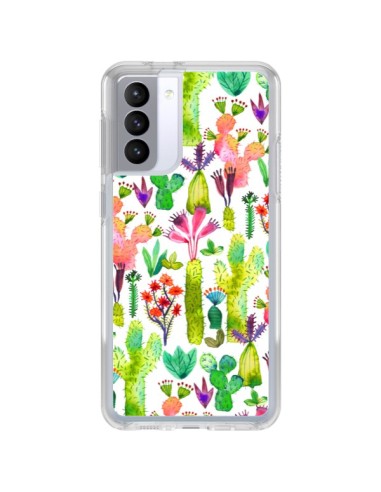 Coque Samsung Galaxy S21 FE Cacti Garden - Ninola Design