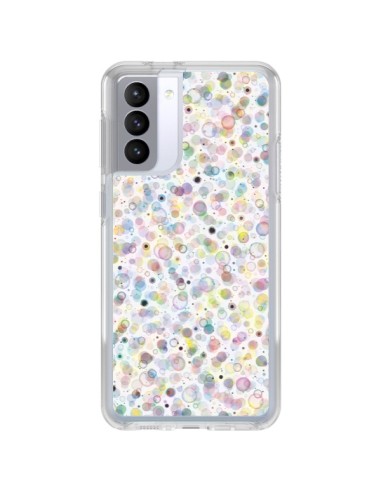 Coque Samsung Galaxy S21 FE Cosmic Bubbles Multicolored - Ninola Design