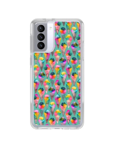 Coque Samsung Galaxy S21 FE Cute Ice Creams - Ninola Design