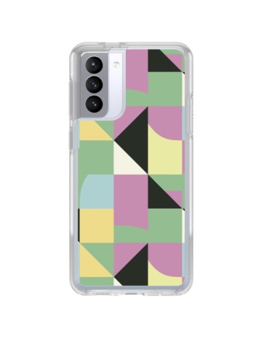 Cover Samsung Galaxy S21 FE Ink Fiori Giallo - Ninola Design