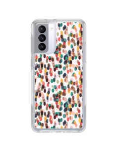 Coque Samsung Galaxy S21 FE Rainbow Lace Neon - Ninola Design