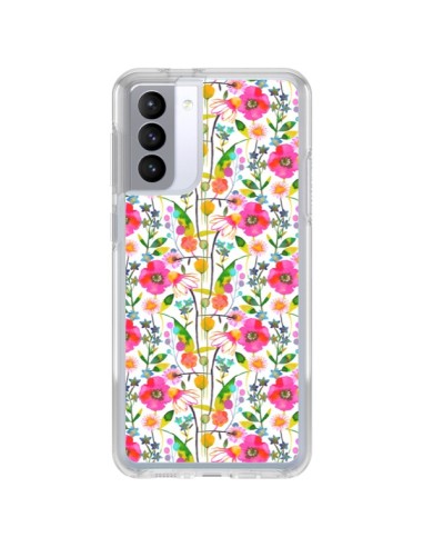 Cover Samsung Galaxy S21 FE Primavera Multicolore - Ninola Design