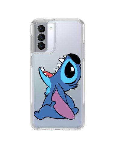 Coque Samsung Galaxy S21 FE Stitch de Lilo et Stitch Transparente