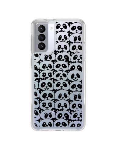 Cover Samsung Galaxy S21 FE Panda Trasparente - Nico