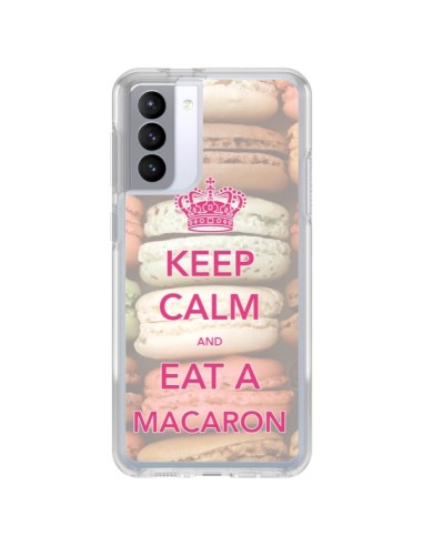 Coque Samsung Galaxy S21 FE Keep Calm and Eat A Macaron - Nico