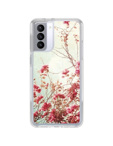 Coque Samsung Galaxy S21 FE Fleur Vintage Rose - Nico