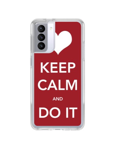 Samsung Galaxy S21 FE Case Keep Calm and Do It - Nico