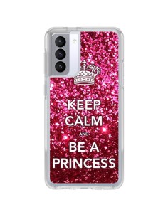 Coque Samsung Galaxy S21 FE Keep Calm and Be A Princess - Nico
