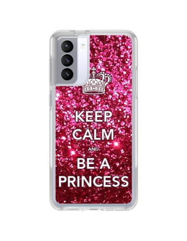 Coque Samsung Galaxy S21 FE Keep Calm and Be A Princess - Nico