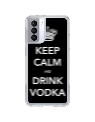 Coque Samsung Galaxy S21 FE Keep Calm and Drink Vodka - Nico