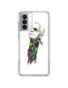 Cover Samsung Galaxy S21 FE Karl Lagerfeld Fashion Designer Moda - Percy