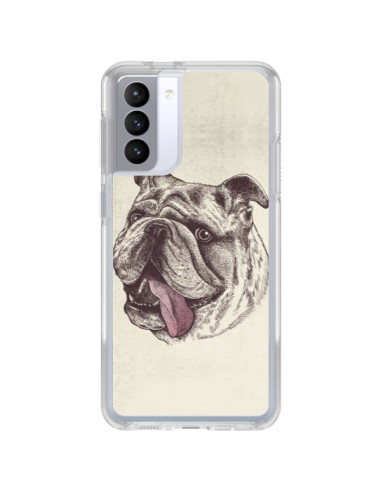 Samsung Galaxy S21 FE Case Dog Bulldog - Rachel Caldwell