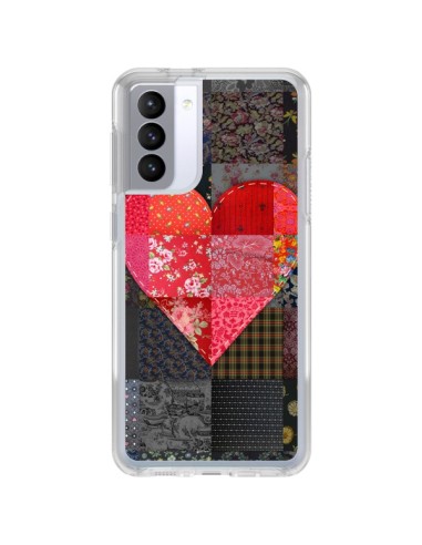 Samsung Galaxy S21 FE Case Heart Patch - Rachel Caldwell
