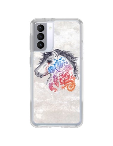 Cover Samsung Galaxy S21 FE Unicorno Muticolore - Rachel Caldwell