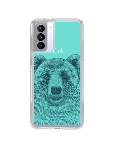 Coque Samsung Galaxy S21 FE Bear Ours I like You - Rachel Caldwell