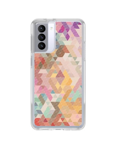 Coque Samsung Galaxy S21 FE Azteque Pattern Triangles - Rachel Caldwell