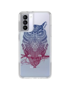 Cover Samsung Galaxy S21 FE Gufo Trasparente - Rachel Caldwell