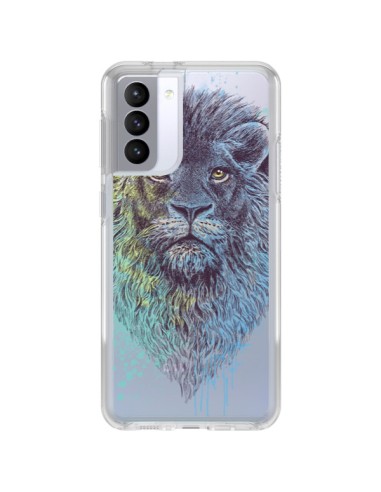 Coque Samsung Galaxy S21 FE Roi Lion King Transparente - Rachel Caldwell
