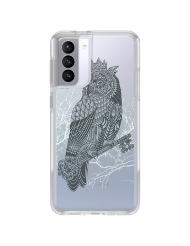 Samsung Galaxy S21 FE Case King Owl Clear - Rachel Caldwell