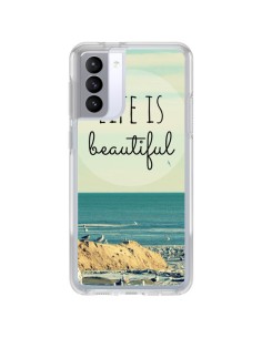 Cover Samsung Galaxy S21 FE Life is Beautiful - R Delean