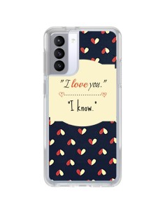 Coque Samsung Galaxy S21 FE I love you - R Delean