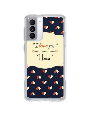 Samsung Galaxy S21 FE Case I Love you - R Delean