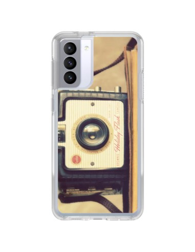 Coque Samsung Galaxy S21 FE Appareil Photos Vintage Smile - R Delean