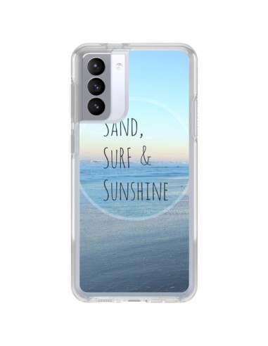 Samsung Galaxy S21 FE Case Sand, Surf and Sunset - R Delean