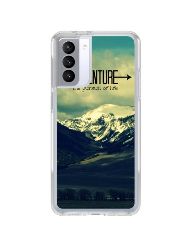 Samsung Galaxy S21 FE Case Adventure the pursuit of life Mountains Ski Landscape - R Delean