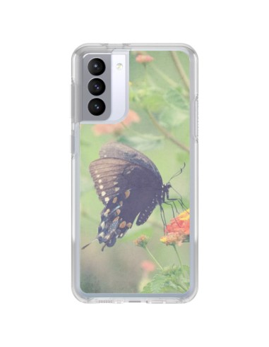 Coque Samsung Galaxy S21 FE Papillon Butterfly - R Delean