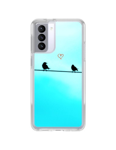 Cover Samsung Galaxy S21 FE Uccelli Amore - R Delean