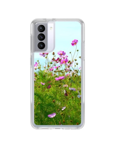 Samsung Galaxy S21 FE Case Field Flowers Pink - R Delean