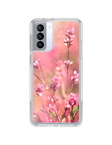 Cover Samsung Galaxy S21 FE Fiori boccioli Rosa - R Delean