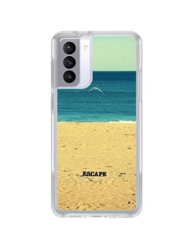 Coque Samsung Galaxy S21 FE Escape Mer Plage Ocean Sable Paysage - R Delean