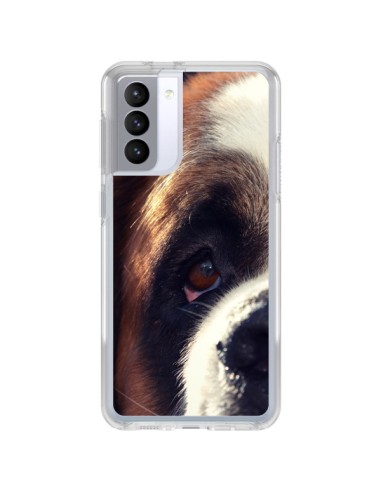 Coque Samsung Galaxy S21 FE Saint Bernard Chien Dog - R Delean