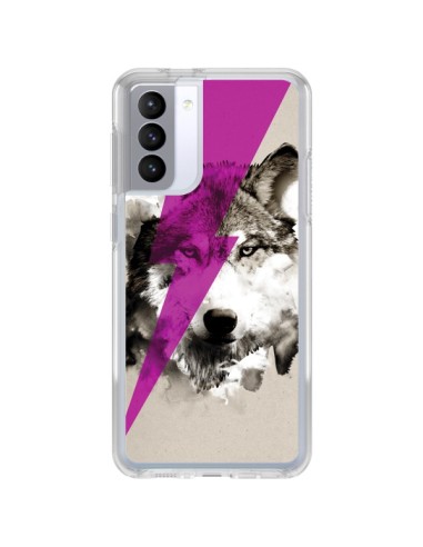 Samsung Galaxy S21 FE Case Wolf Rocks - Robert Farkas