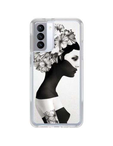 Coque Samsung Galaxy S21 FE Marianna Fille Fleurs - Ruben Ireland et Jenny Liz Rome