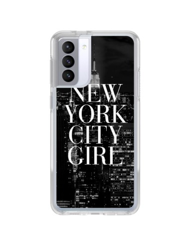 Samsung Galaxy S21 FE Case New York City Girl - Rex Lambo