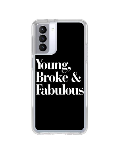 Samsung Galaxy S21 FE Case Young, Broke & Fabulous - Rex Lambo