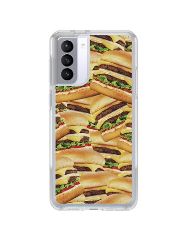 Samsung Galaxy S21 FE Case Burger Hamburger Cheeseburger - Rex Lambo