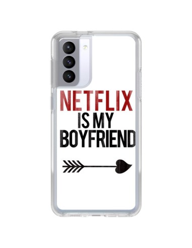 Samsung Galaxy S21 FE Case Netflix is my Boyfriend - Rex Lambo