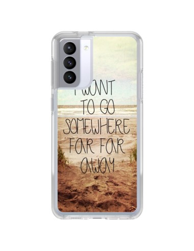 Samsung Galaxy S21 FE Case I want to go somewhere - Sylvia Cook