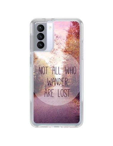 Coque Samsung Galaxy S21 FE Not all who wander are lost - Sylvia Cook