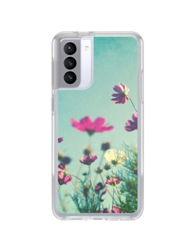 Coque Samsung Galaxy S21 FE Fleurs Reach for the Sky - Sylvia Cook